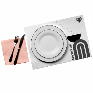 Table Mat(زیر بشقابی-زیر سینی)پوستی 40 گرم تک رنگ