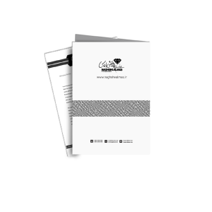 پوشه پشت طوسی 230 گرم ( تک رنگ )