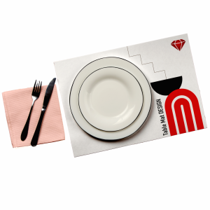 Table Mat(زیر بشقابی-زیر سینی)پوستی 40 گرم دو رنگ