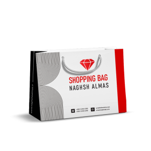 ساک خرید گلاسه 250 گرم سلفون مات با یووی موضعی