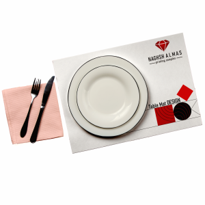 Table Mat(زیر بشقابی-زیر سینی)گلاسه135گرم دو رنگ